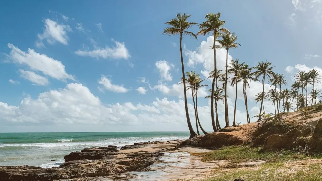 Praia no litoral cearense